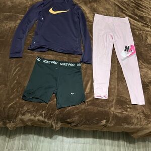 Bundle deal. Youth girls size large Nike